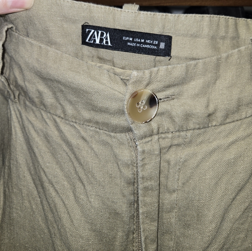 Zara Khaki Trousers